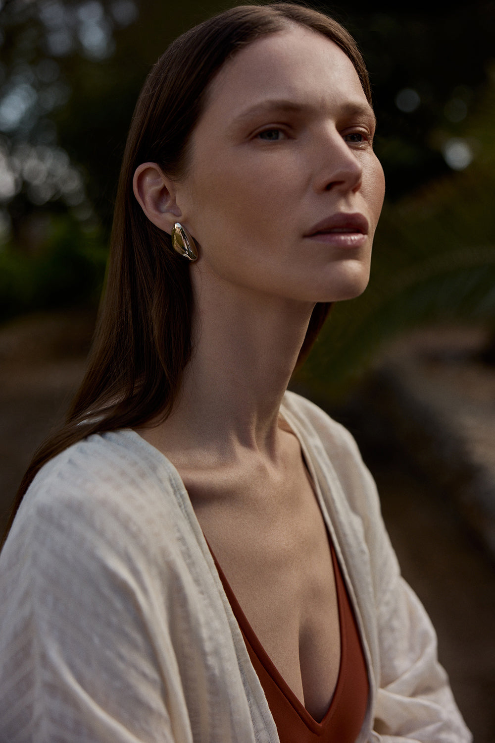 Sculptural Gold Earrings