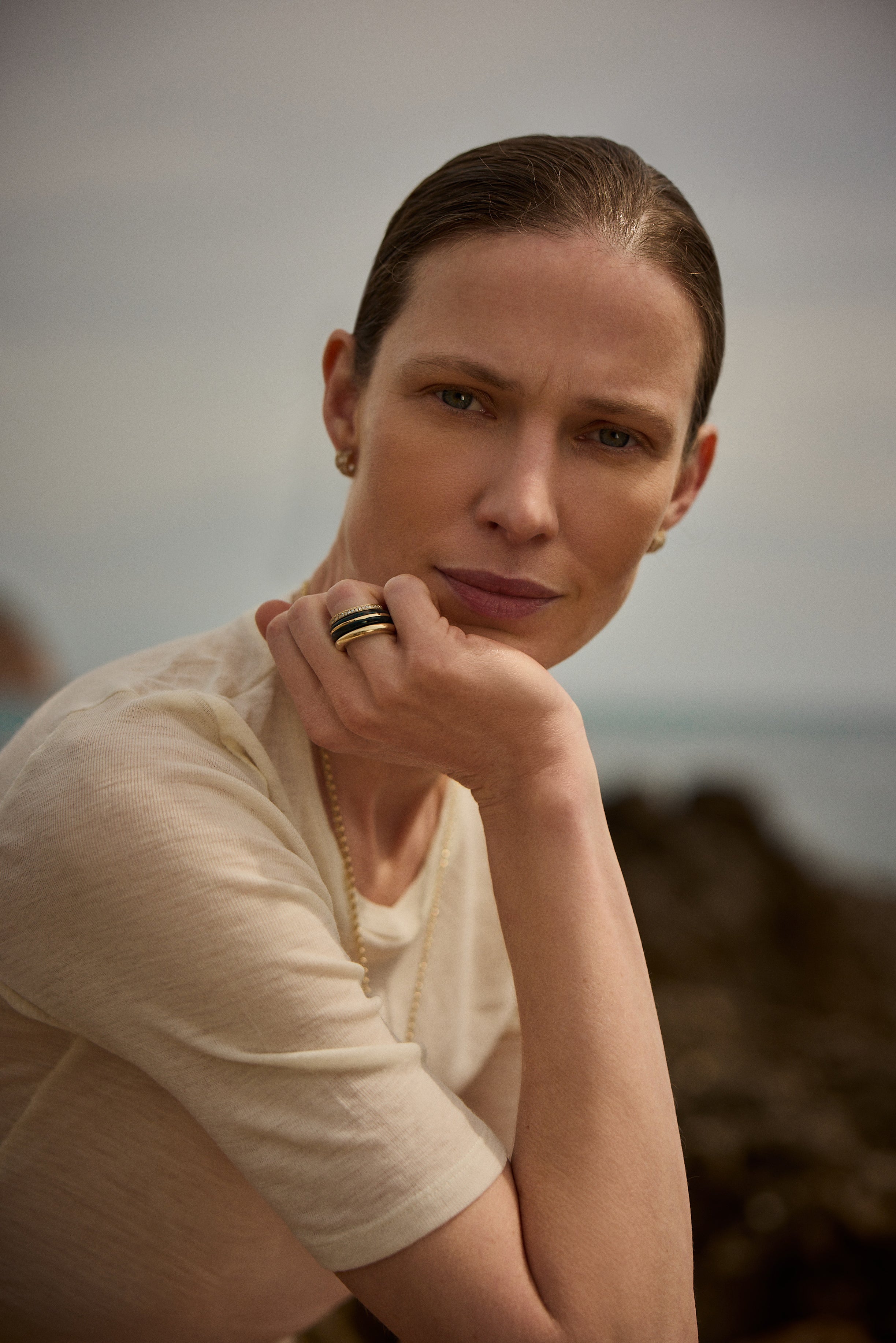 Stack_Classic Ring Stack | Moss Agate - 50