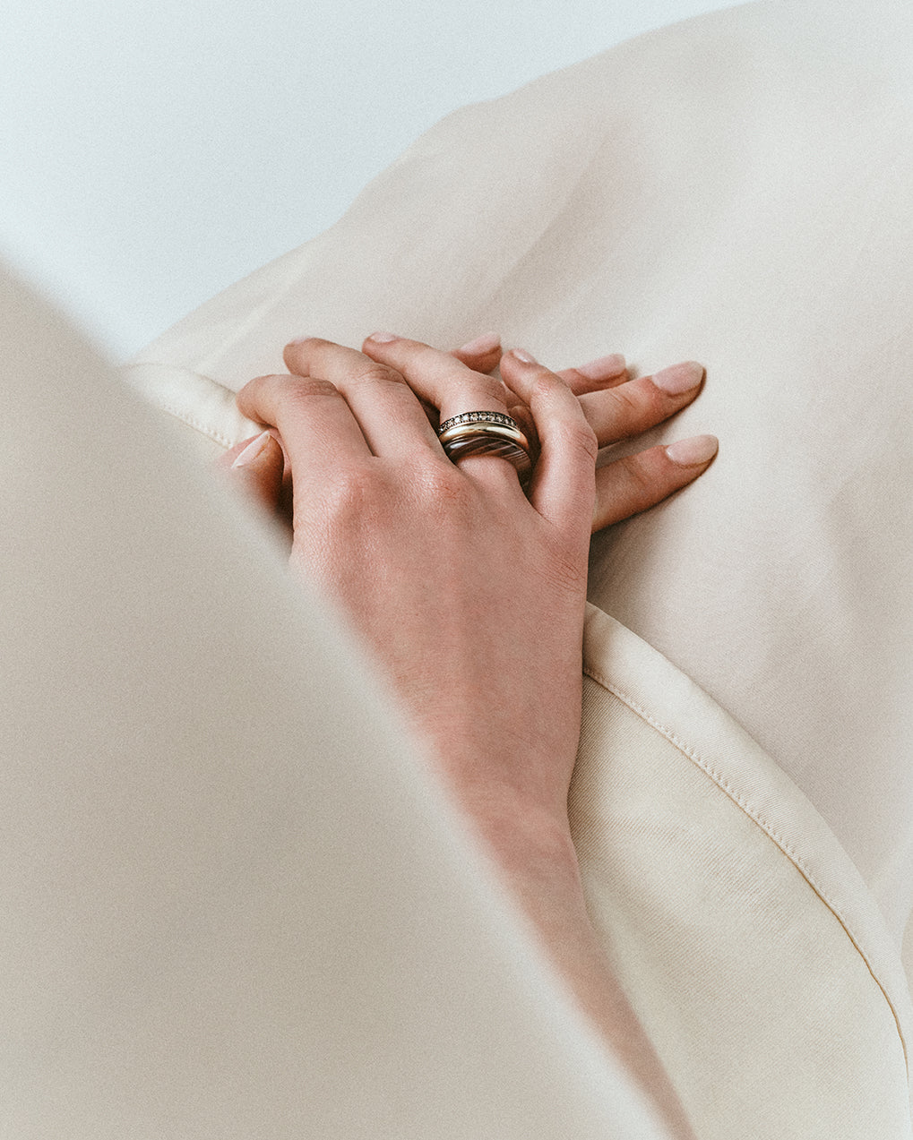 Stack_Kalahari Ring Stack | Botswana Agate - 52