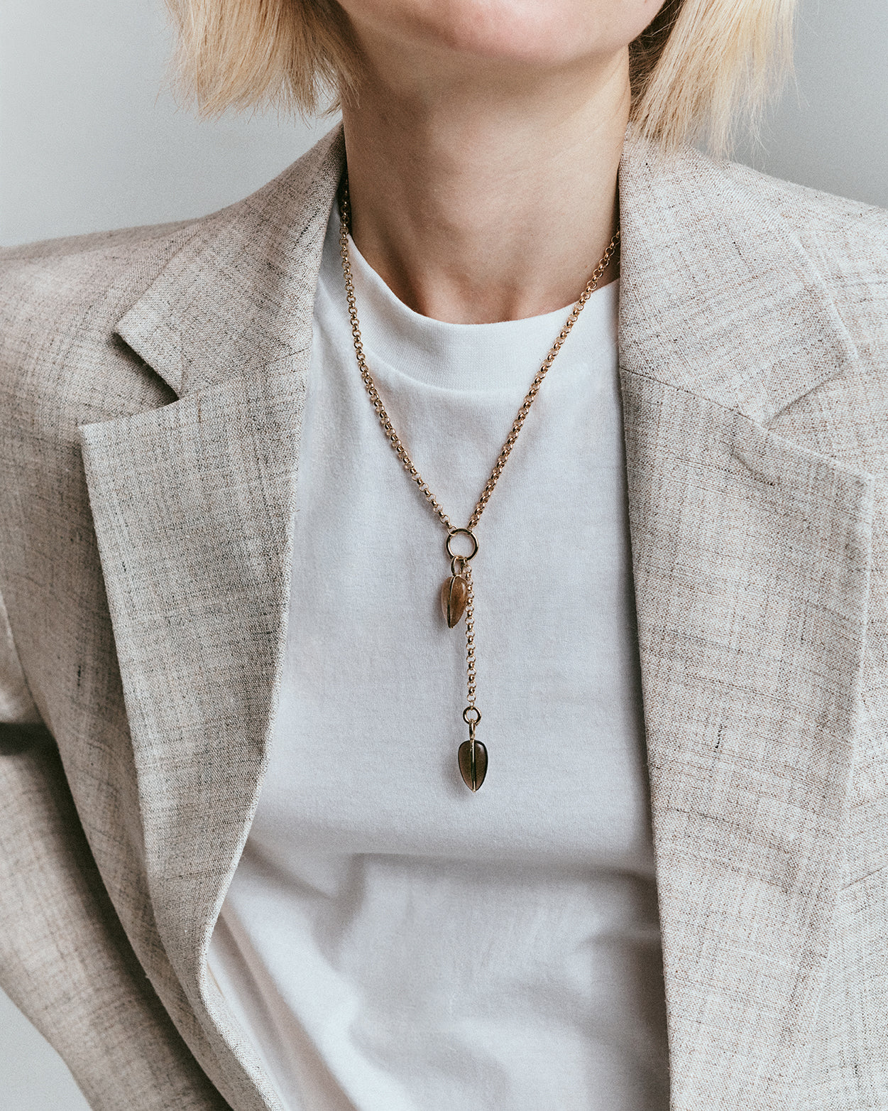 14K Gold Belcher Collector Chain — 3.5 mm — 50 cm