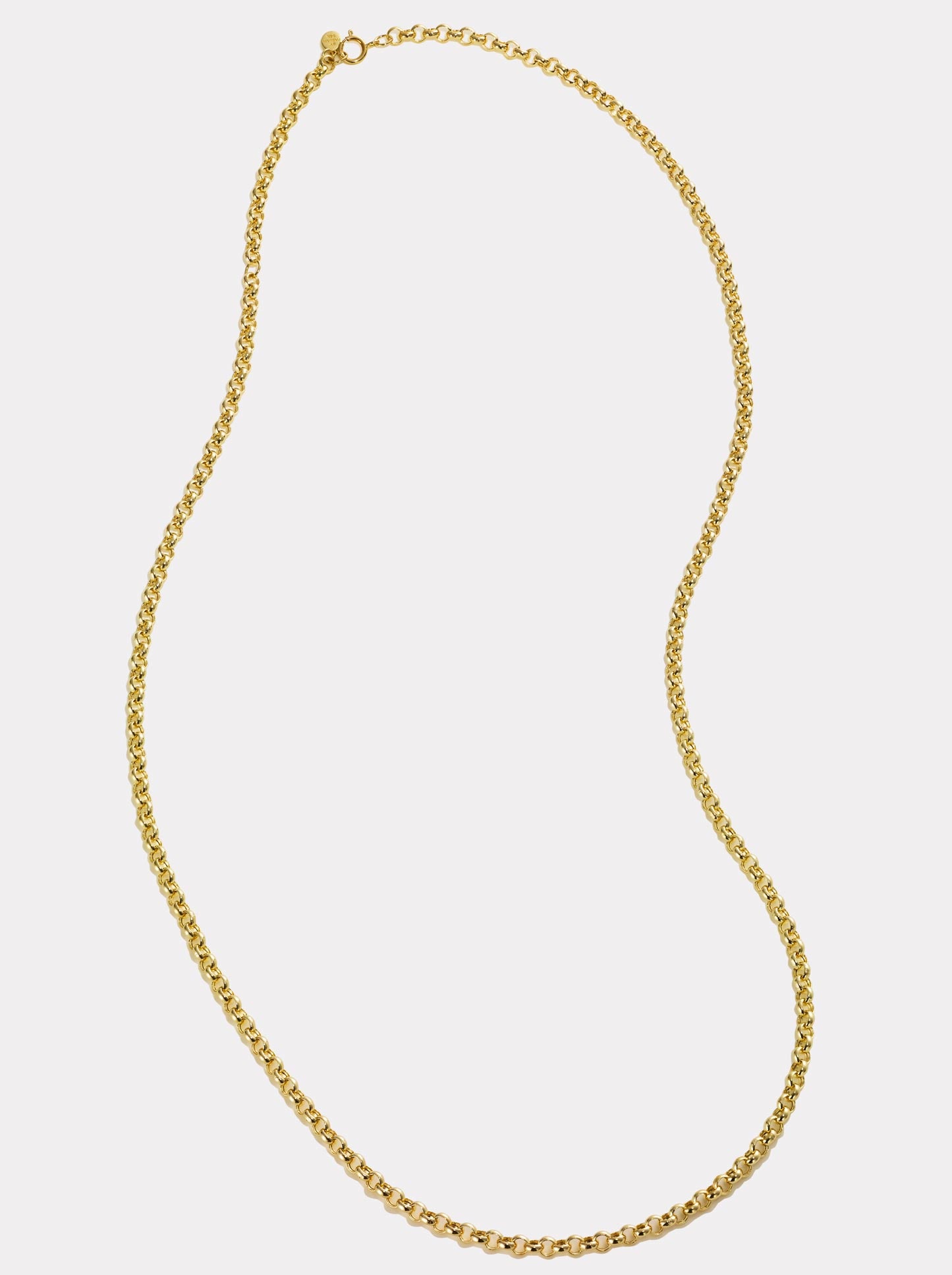 14K Gold Belcher Chain — 3.5 mm — 60 cm