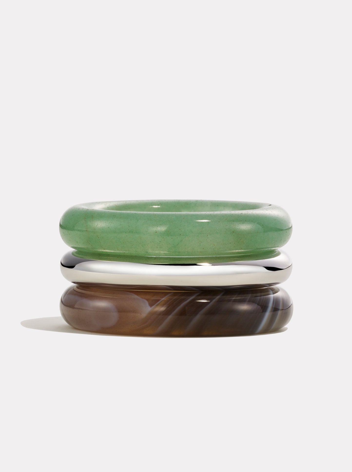 Stack_Stone Trilogy Stack | Botswana Agate & Green Aventurine - 50
