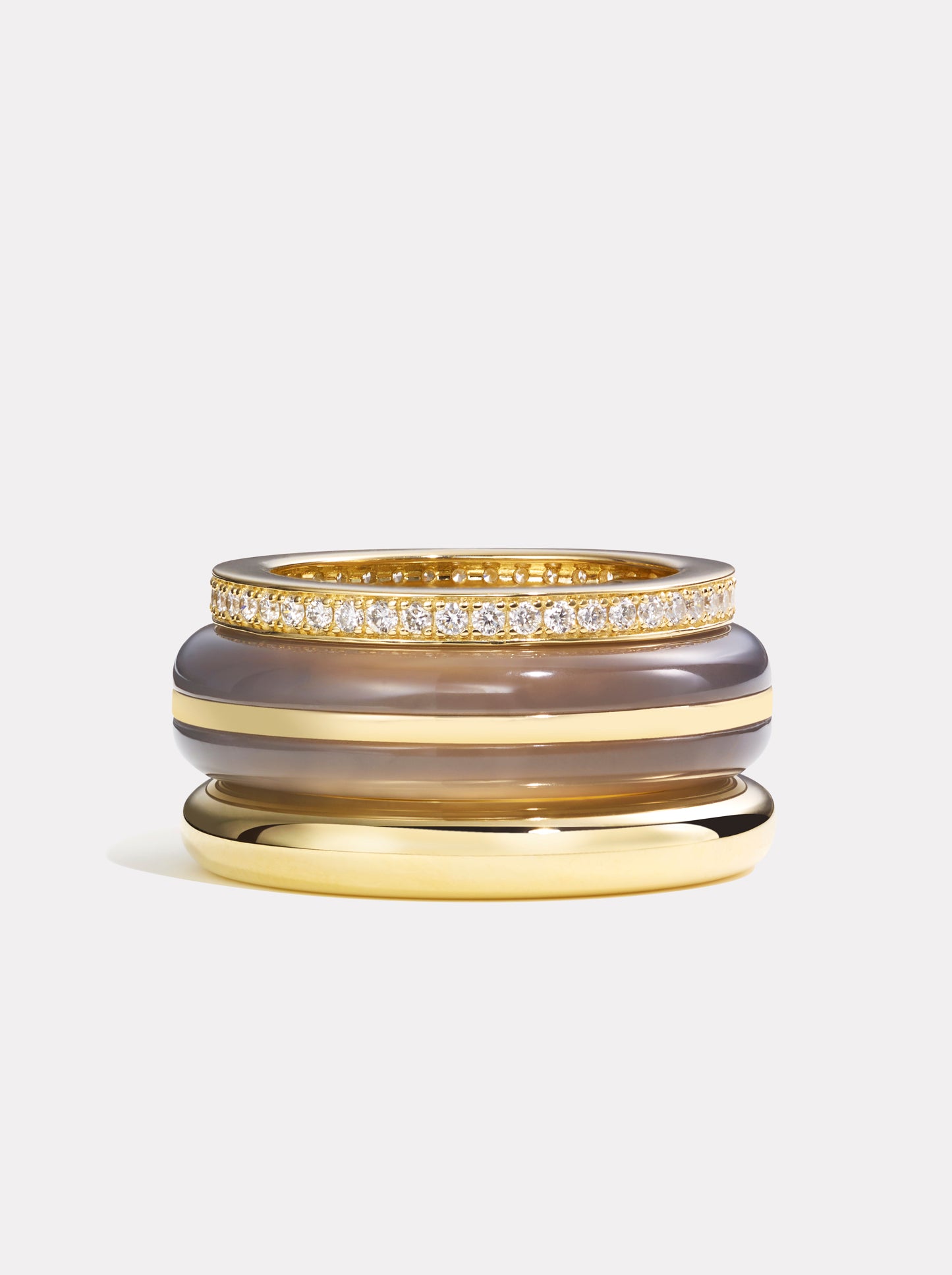Stack_Classic Ring Stack | Grey Agate - 50