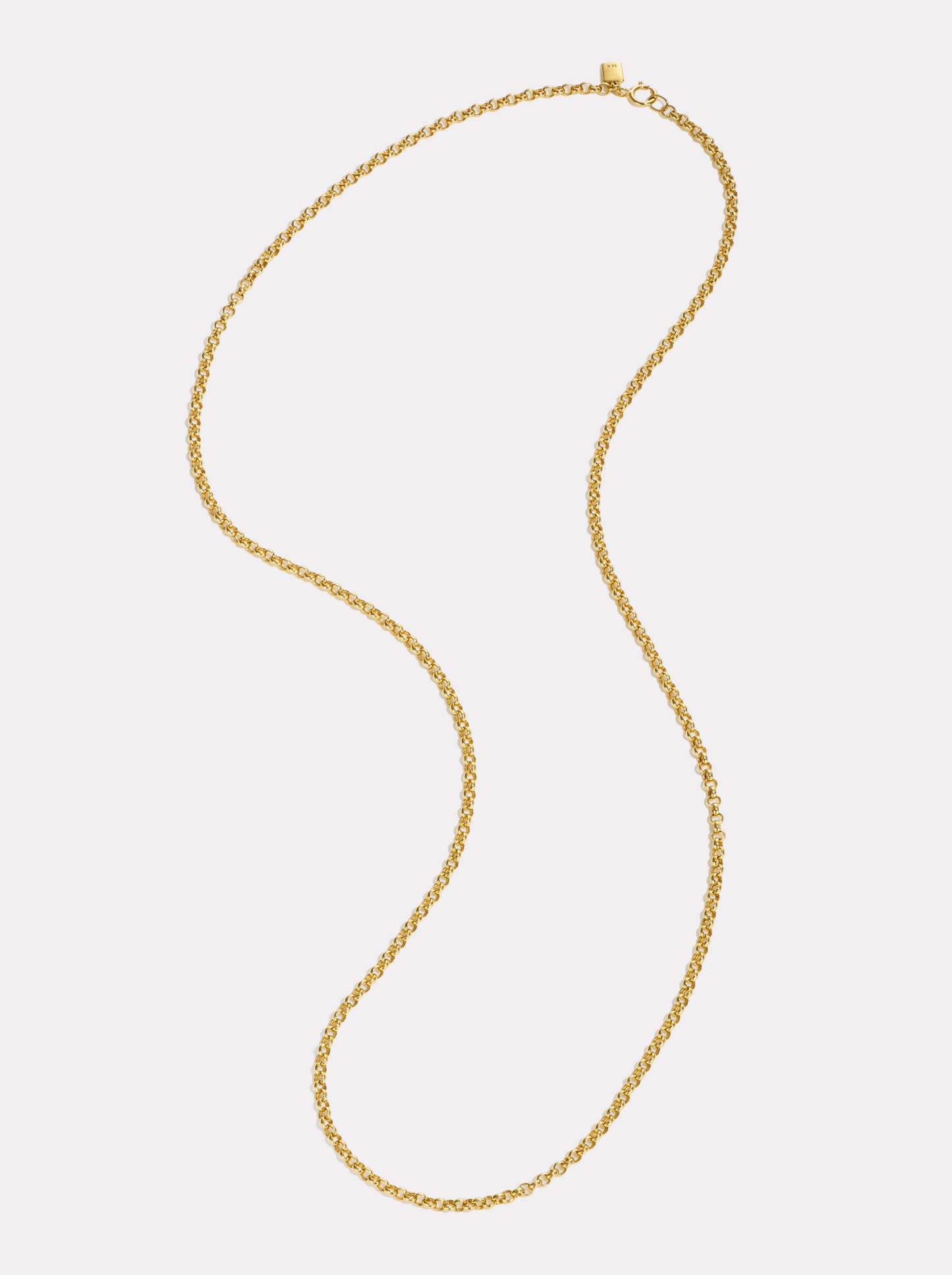 Heavy 14K Gold Belcher Chain — 2.1 mm — 45 cm