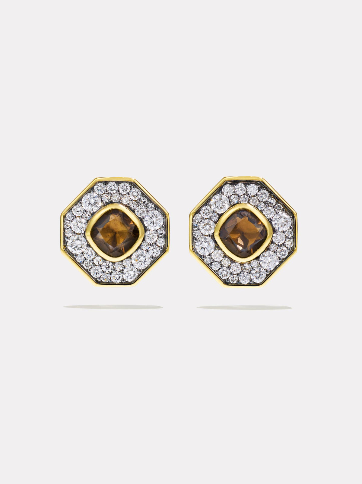 Reverie Studs | Smokey Quartz
