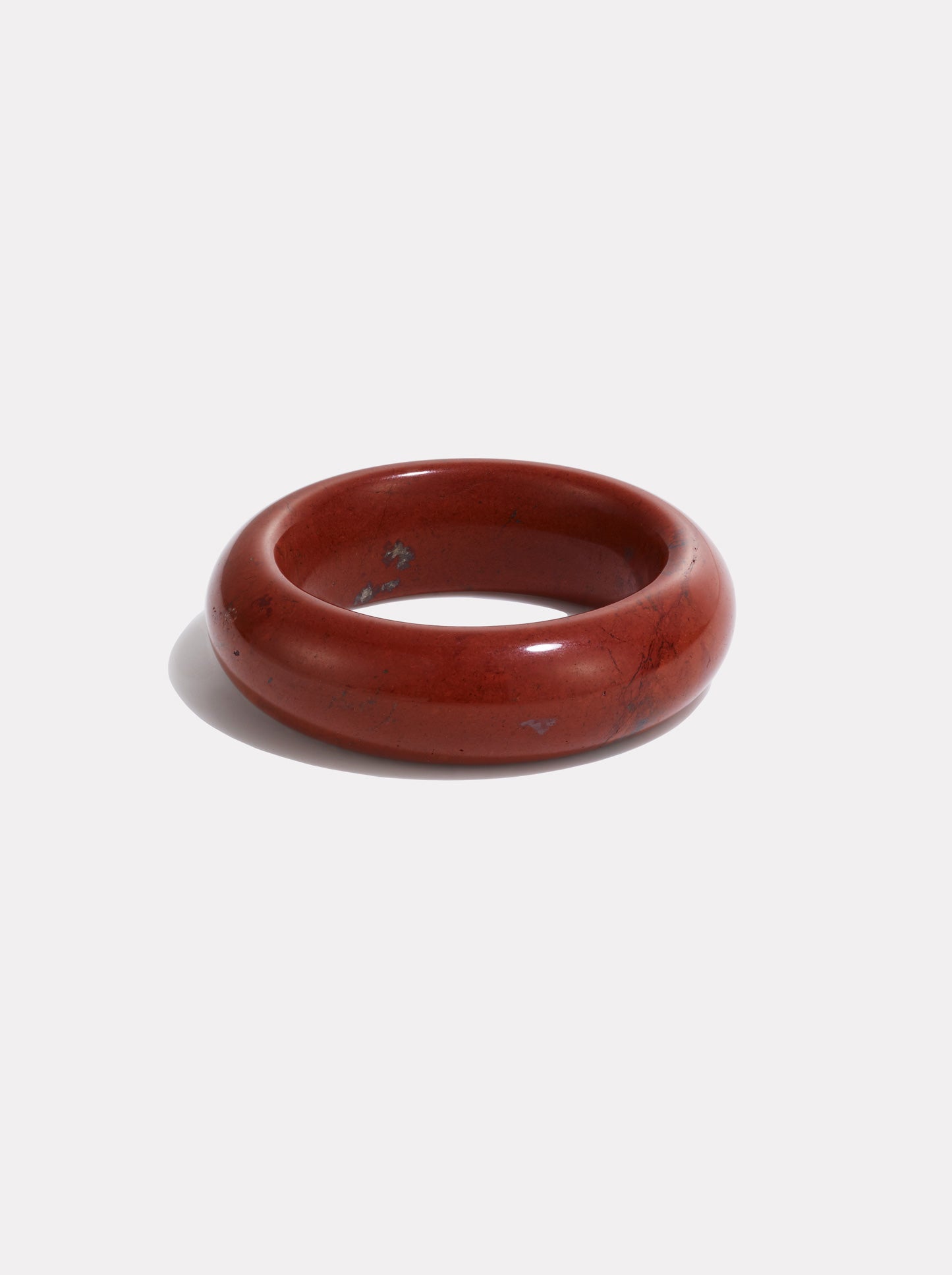 Wide Essential Stone Ring | Red Jasper