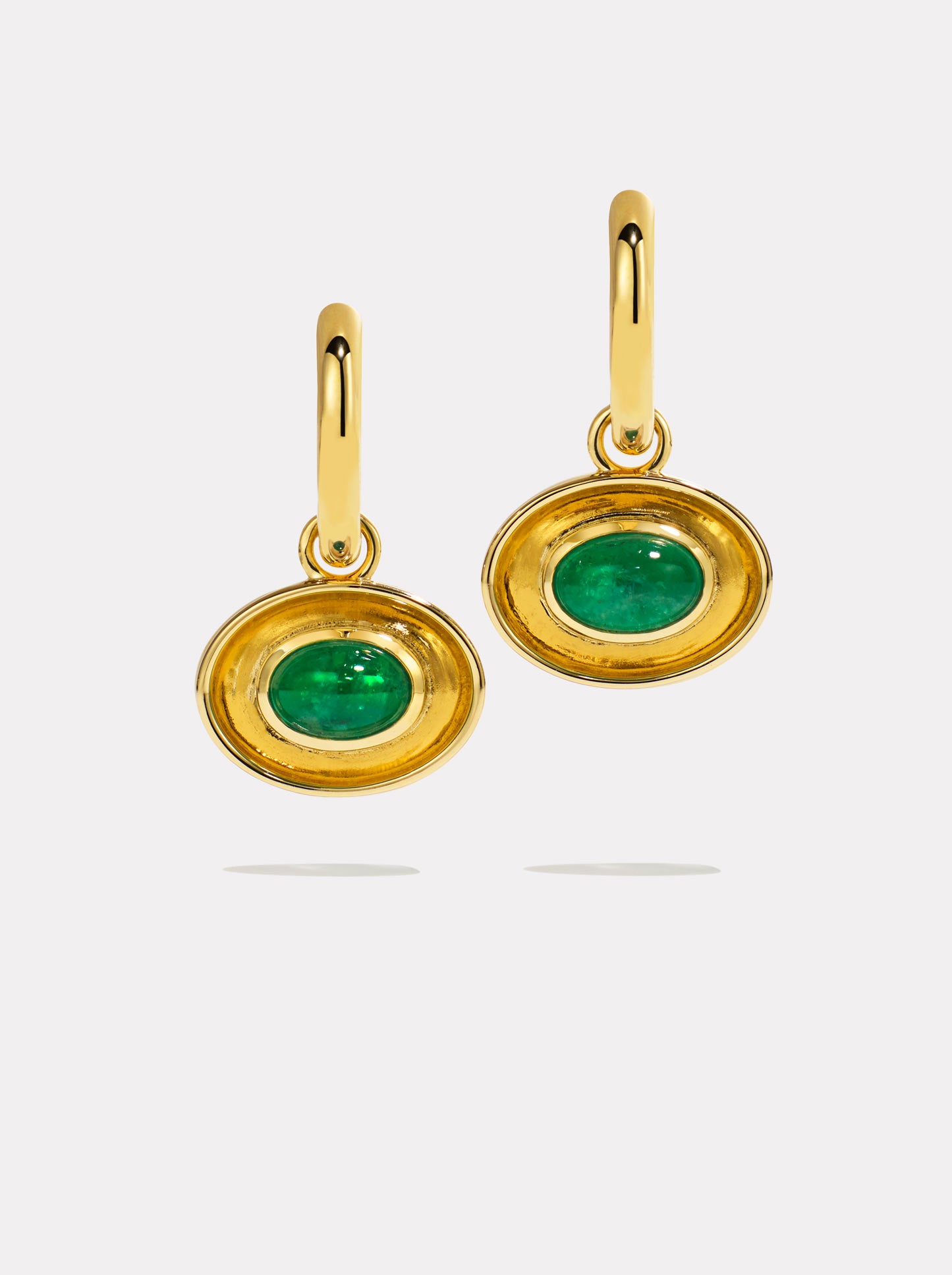 Aurelia Emerald Hoop