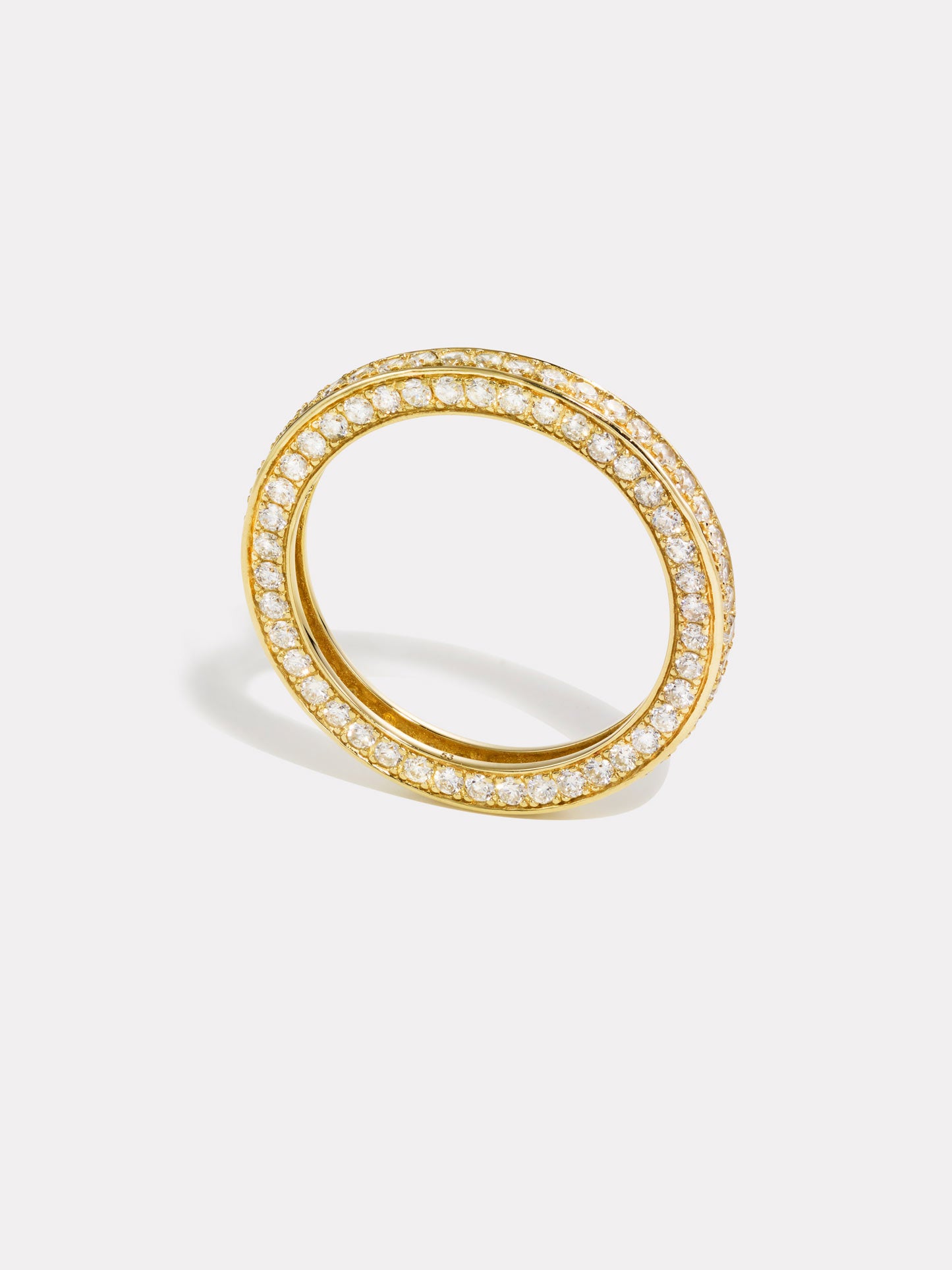Triple Diamond Eternity Band Ring