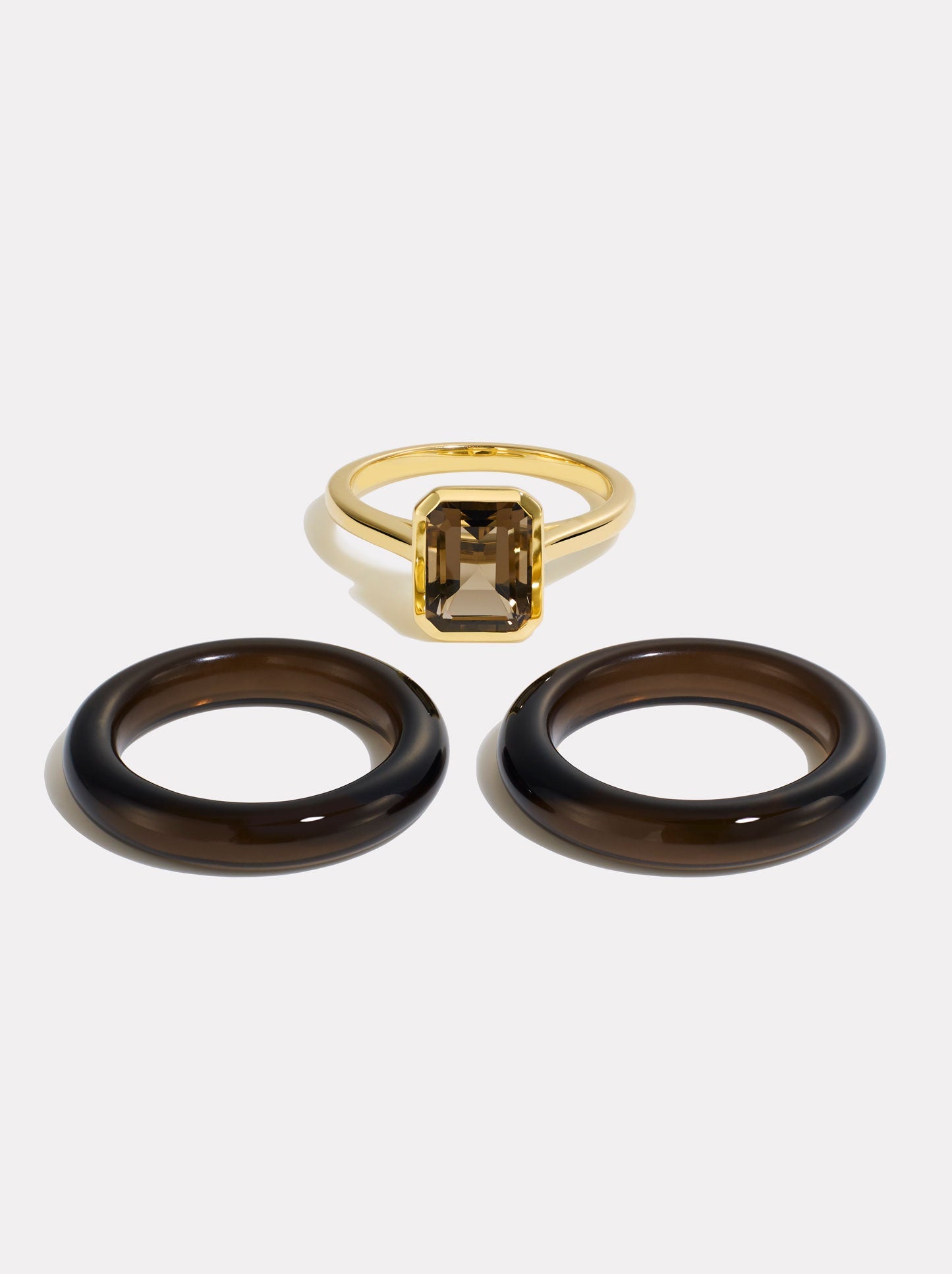 Stack_Lumen Stone Stack | Smokey Quartz - 56