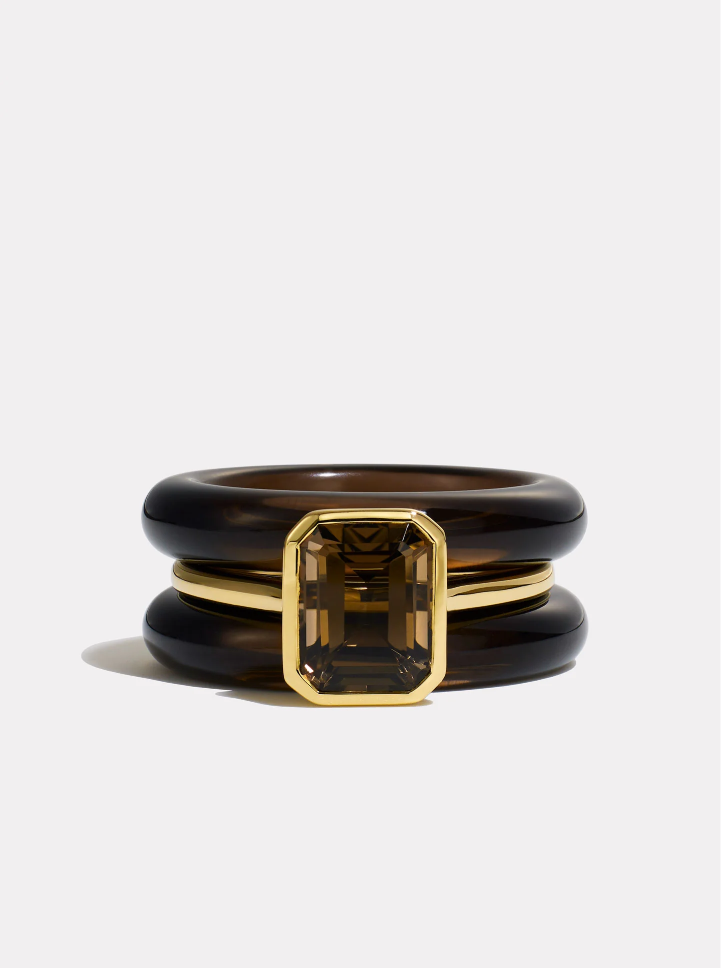 Stack_Lumen Stone Stack | Smokey Quartz - 50