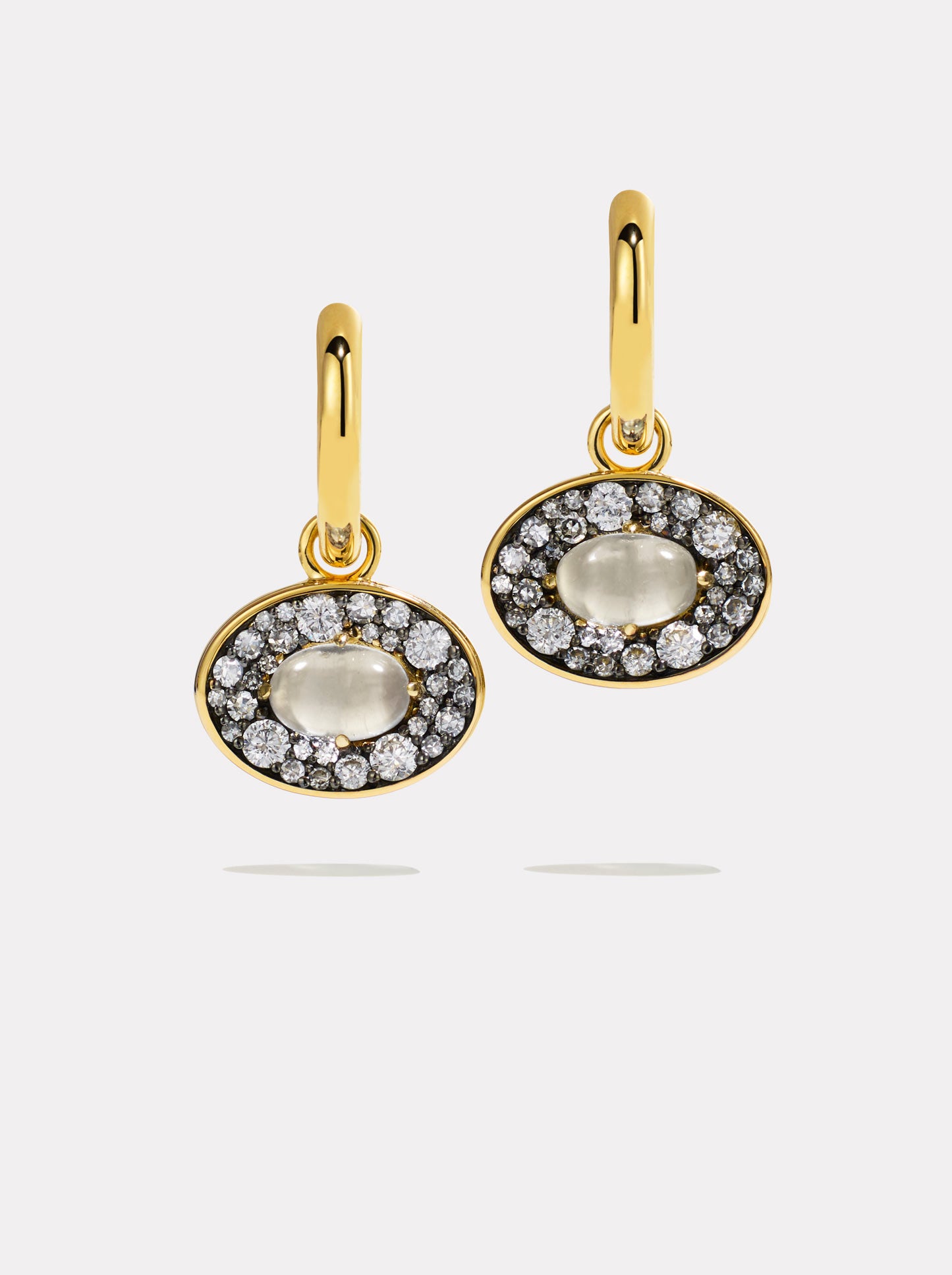Reverie Hoops - White Topaz