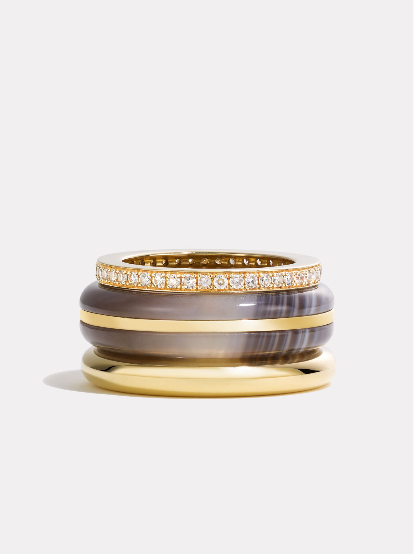 Stack_Classic Ring Stack | Botswana Agate - 50
