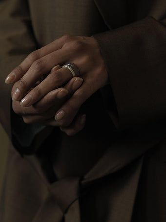 Essential Grey Agate Ring - By Pariah