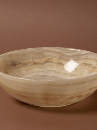 Large Green Onyx Bowl - By Pariah