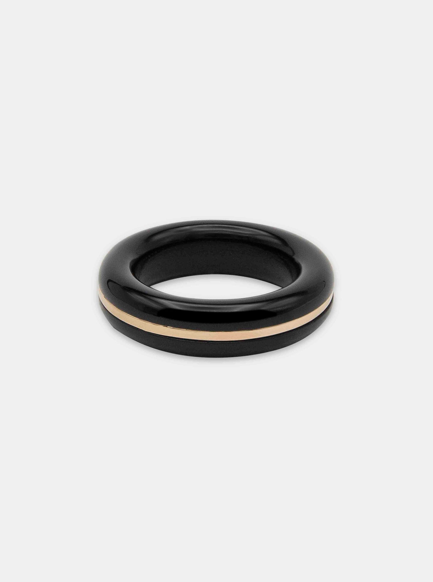 Essential Stacking Ring Black Onyx