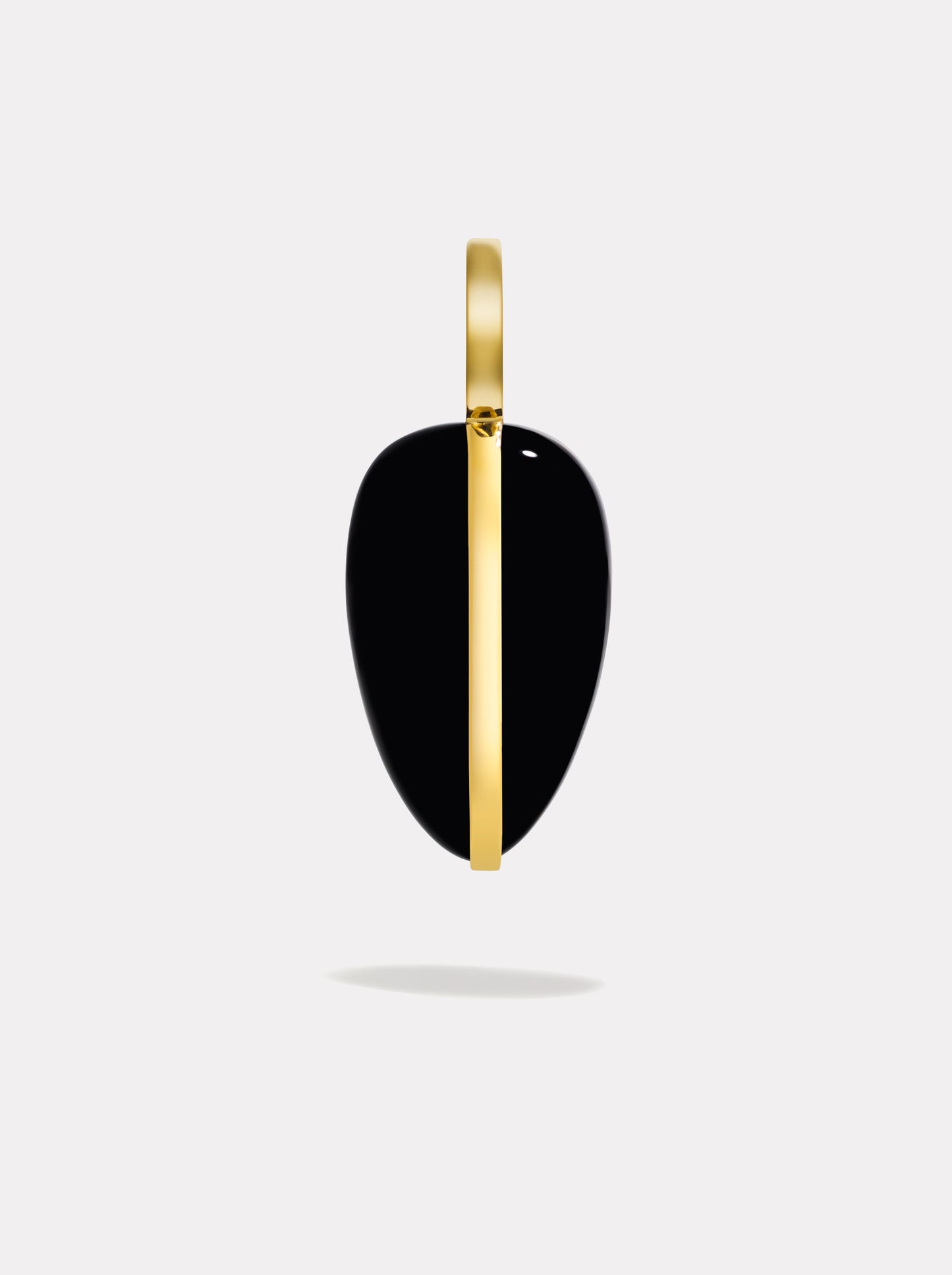 Small Pebble Pendant | Black Onyx