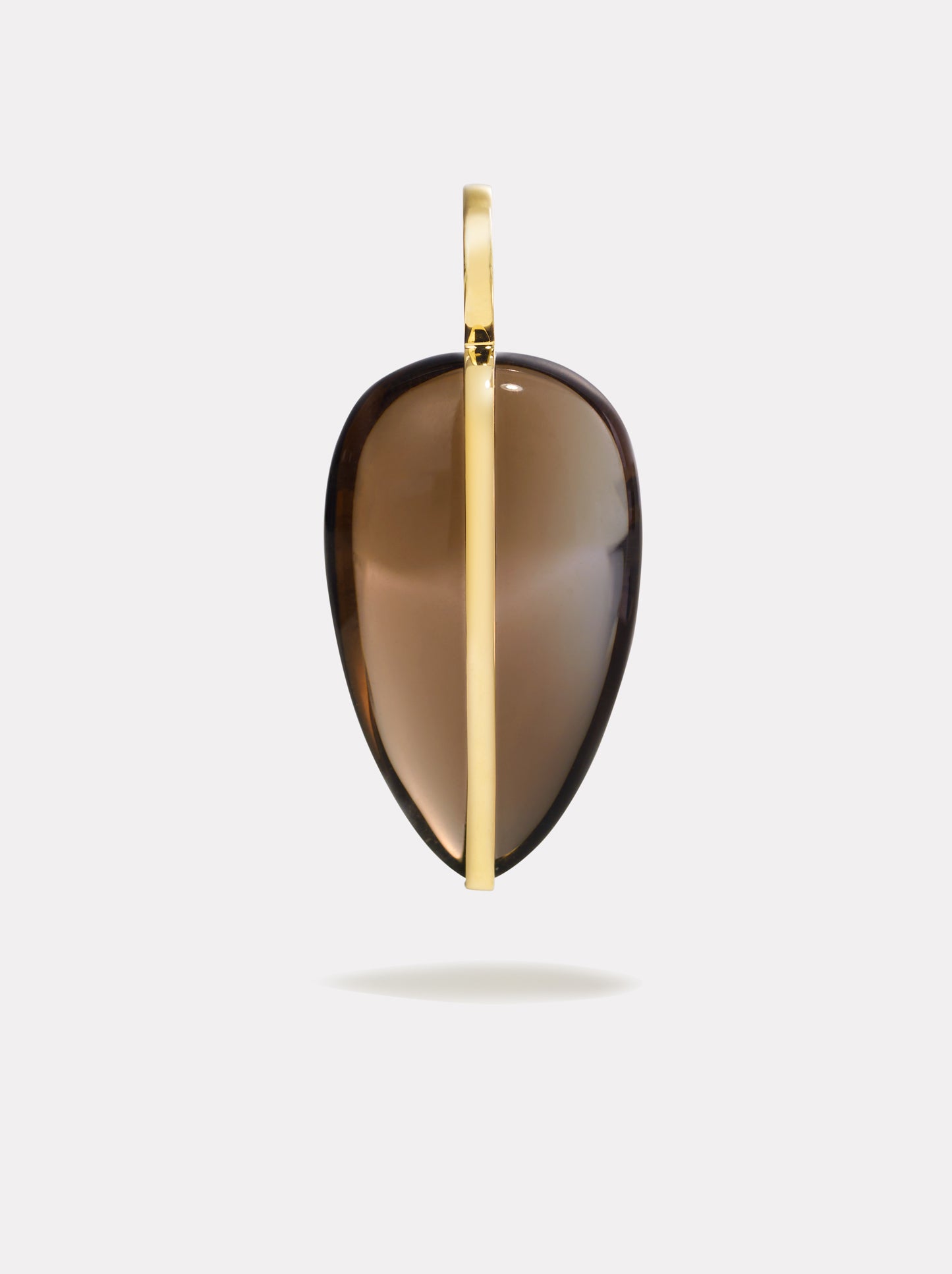 Large Pebble Pendant | Smokey Quartz