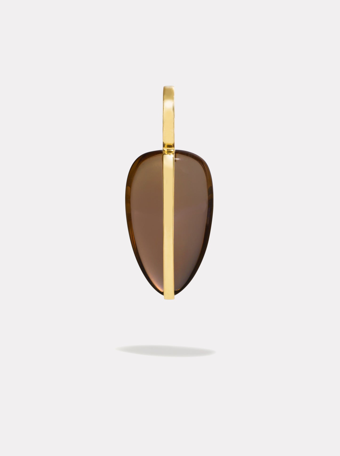 Small Pebble Pendant | Smokey Quartz