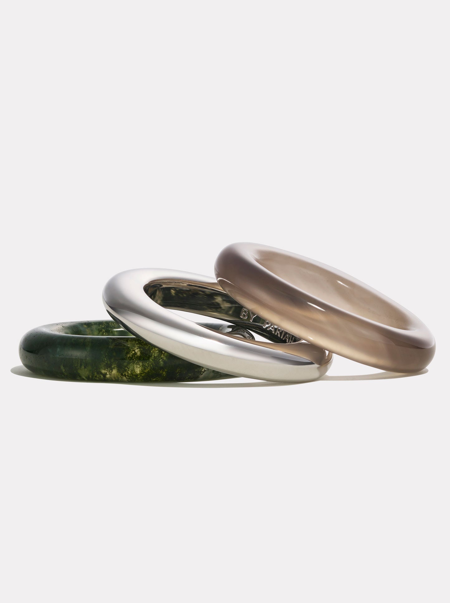 Stack_Stone Trilogy Stack | Moss Agate & Grey Agate - 55