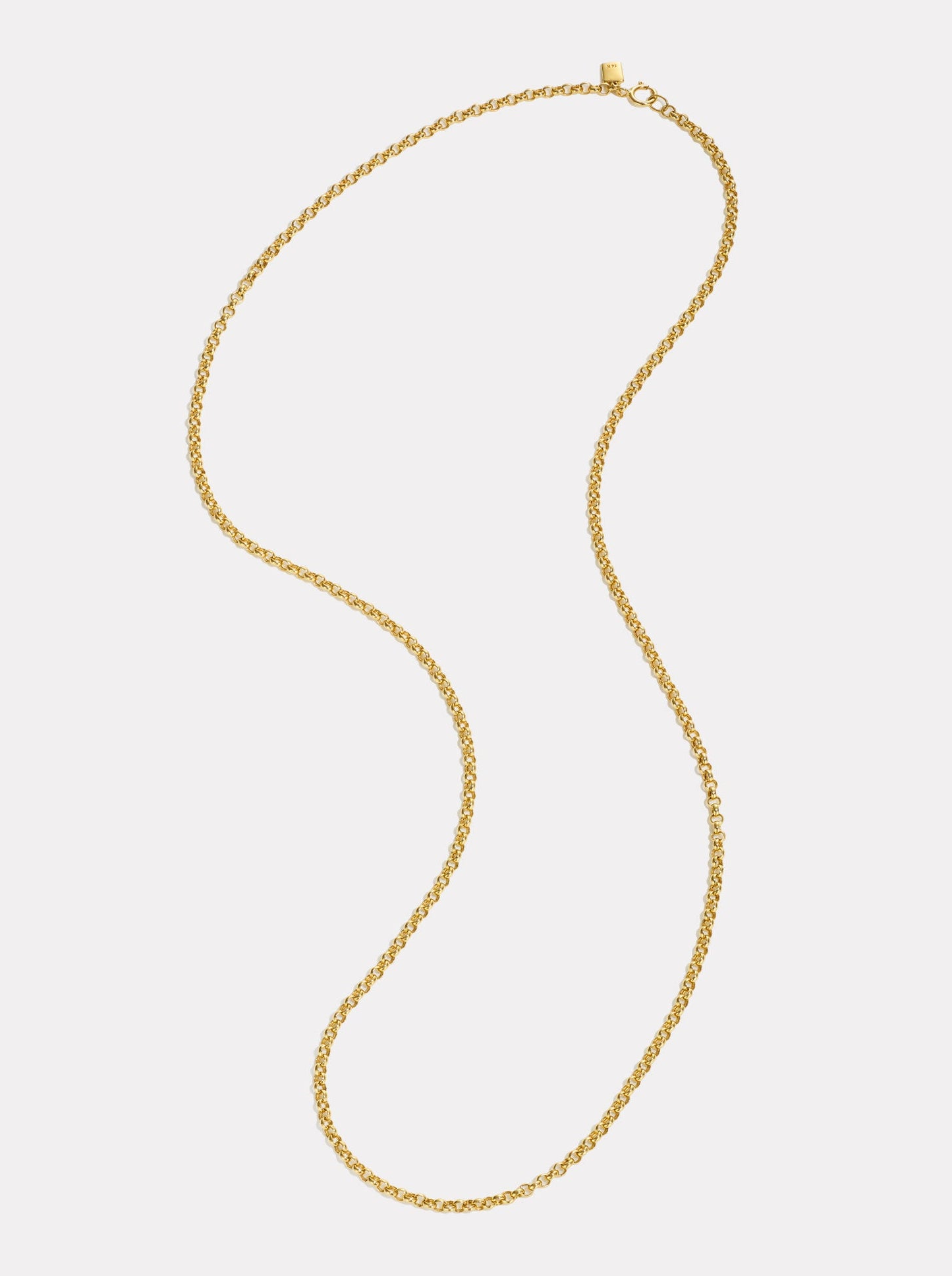 Narrow Gold Belcher Chain | 45 cm
