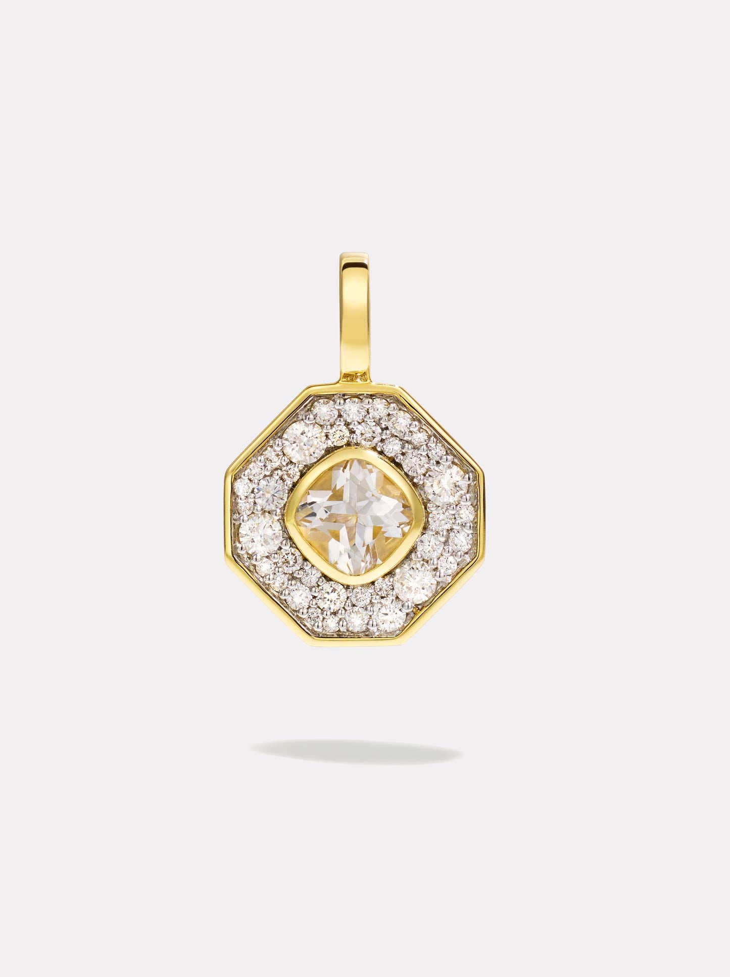 Reverie Pendant - Diamond & White Topaz
