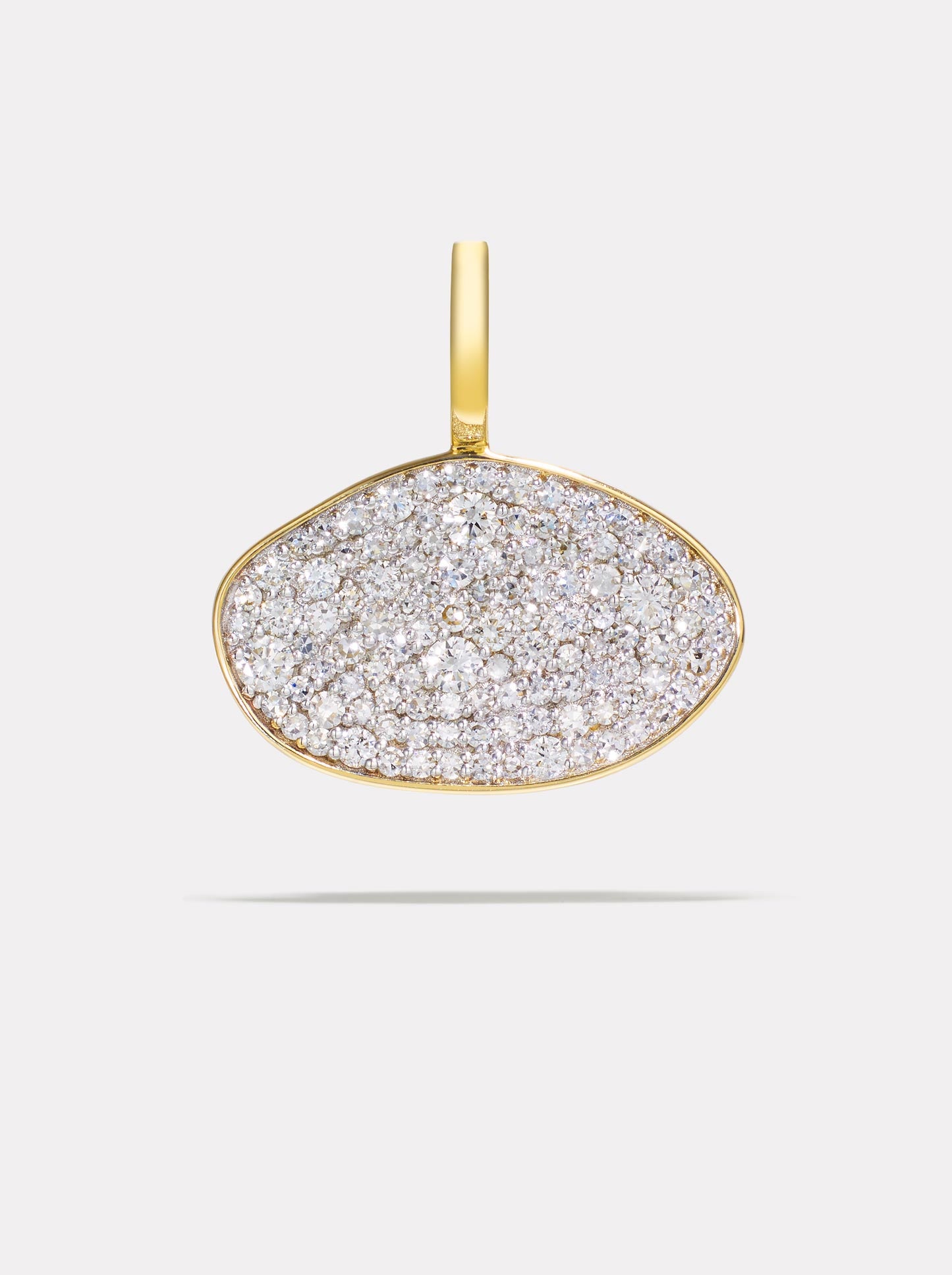 Diamond Cluster Pendant | Gold