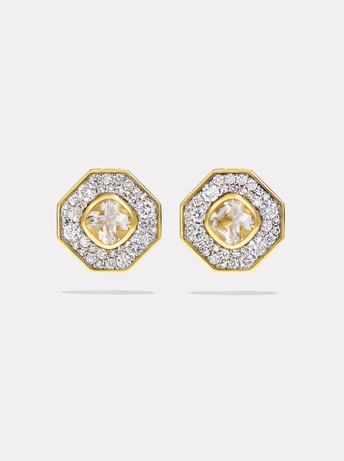 Reverie Studs | White Topaz