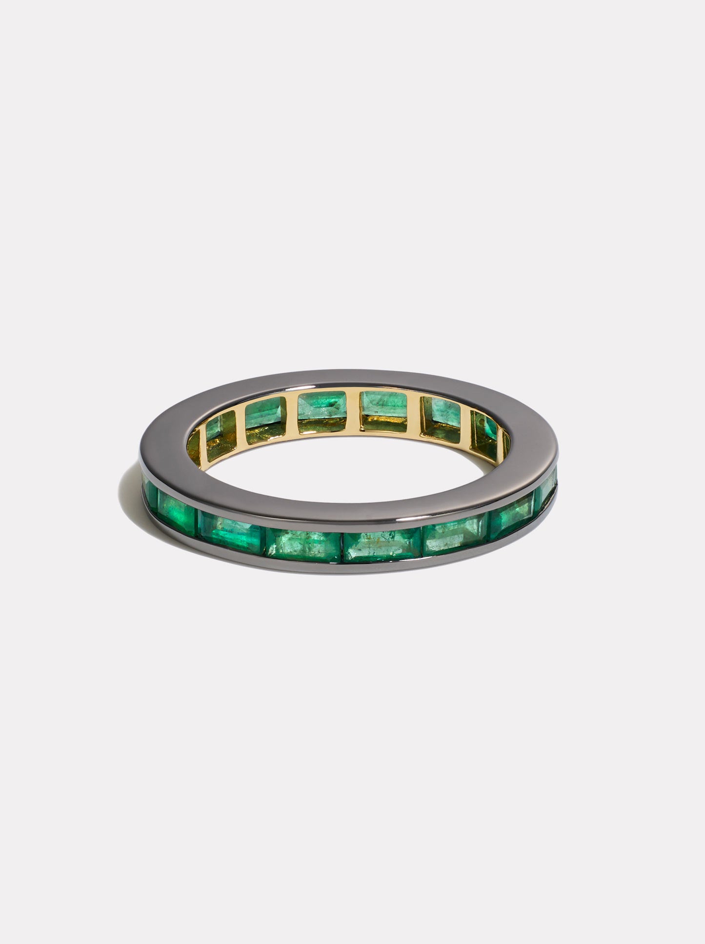 Prism Stacking Ring - Emerald