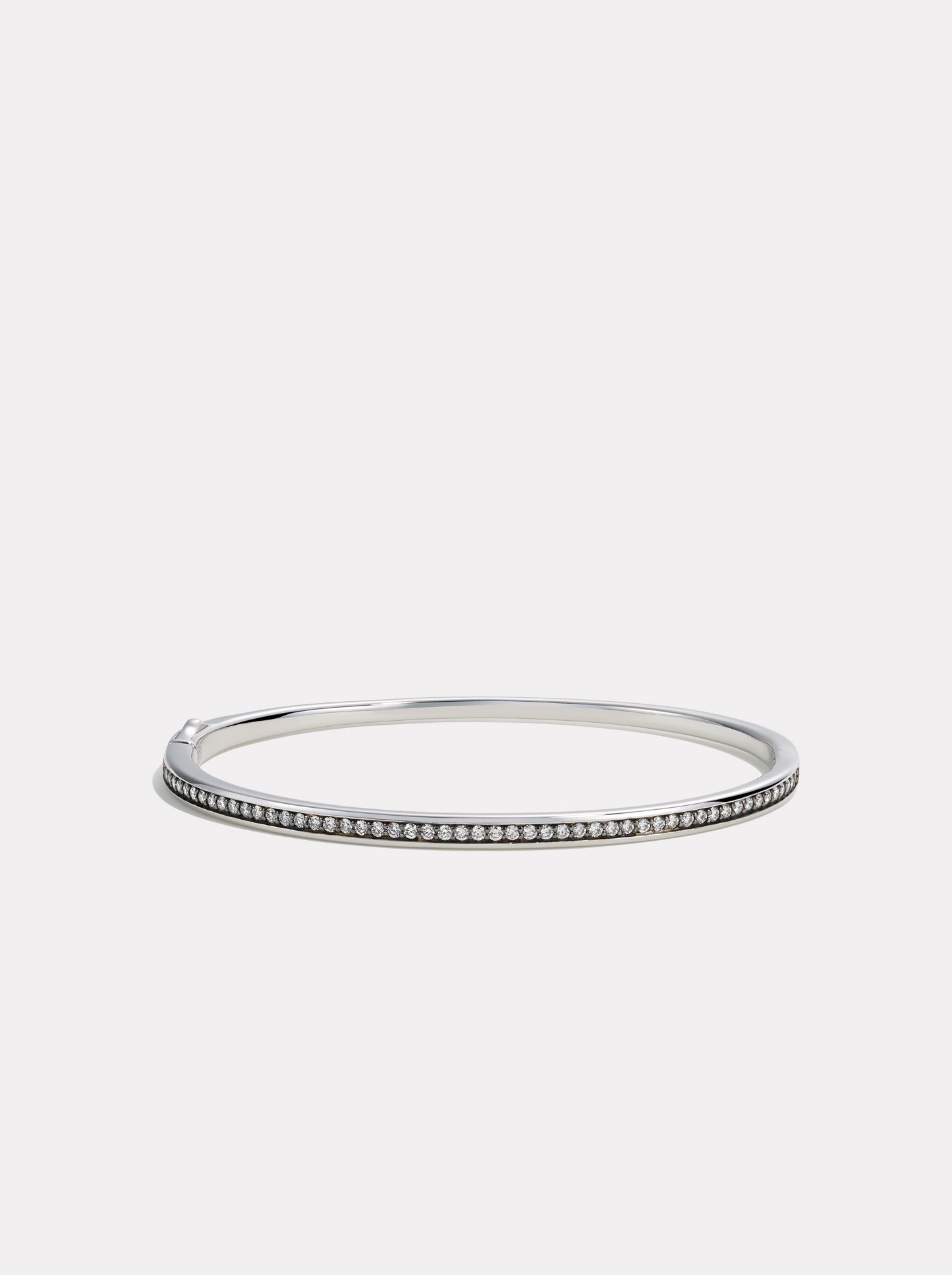 Classic Diamond Bangle | Silver