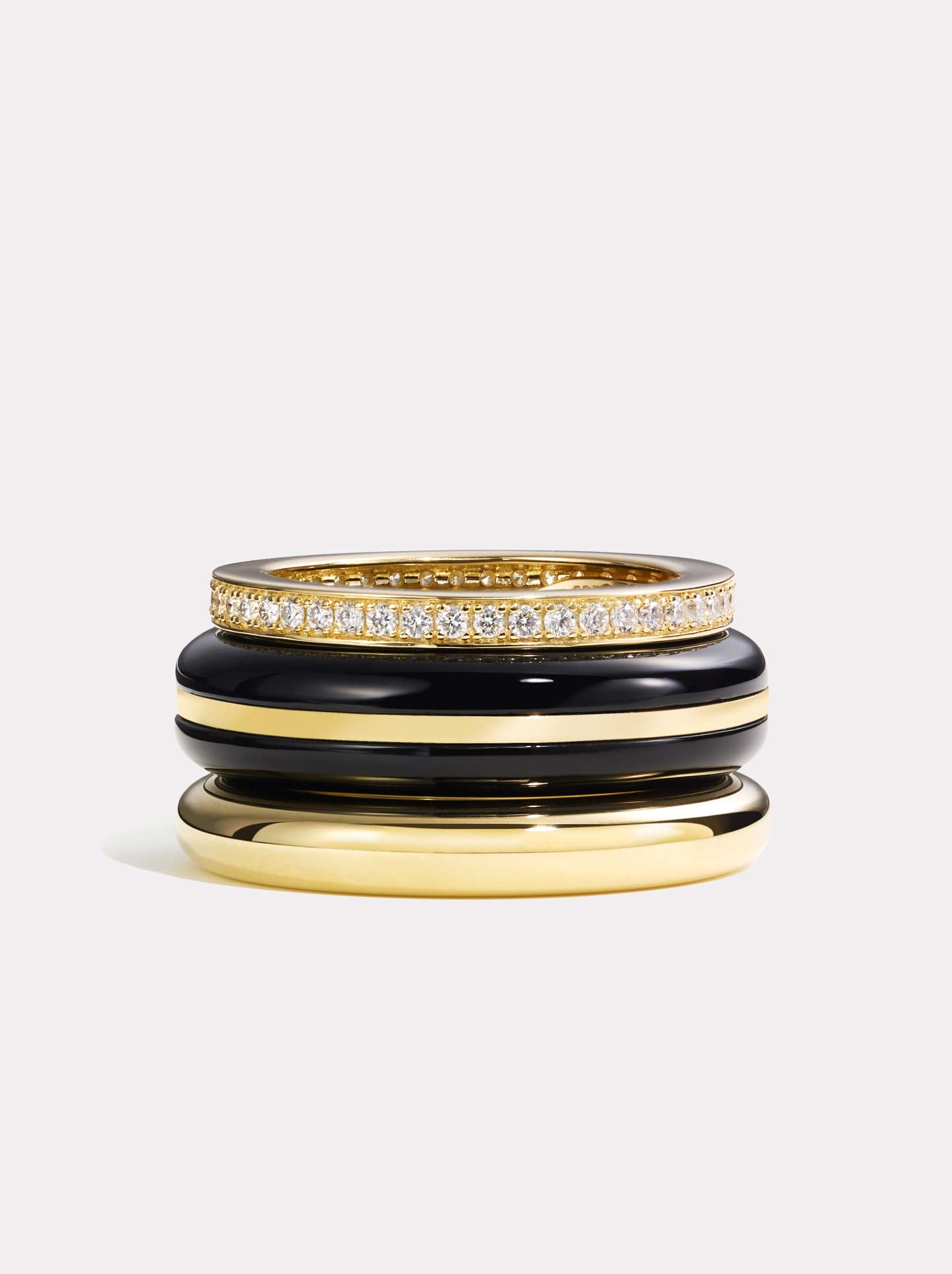 Stack_Classic Ring Stack | Black Onyx - 53