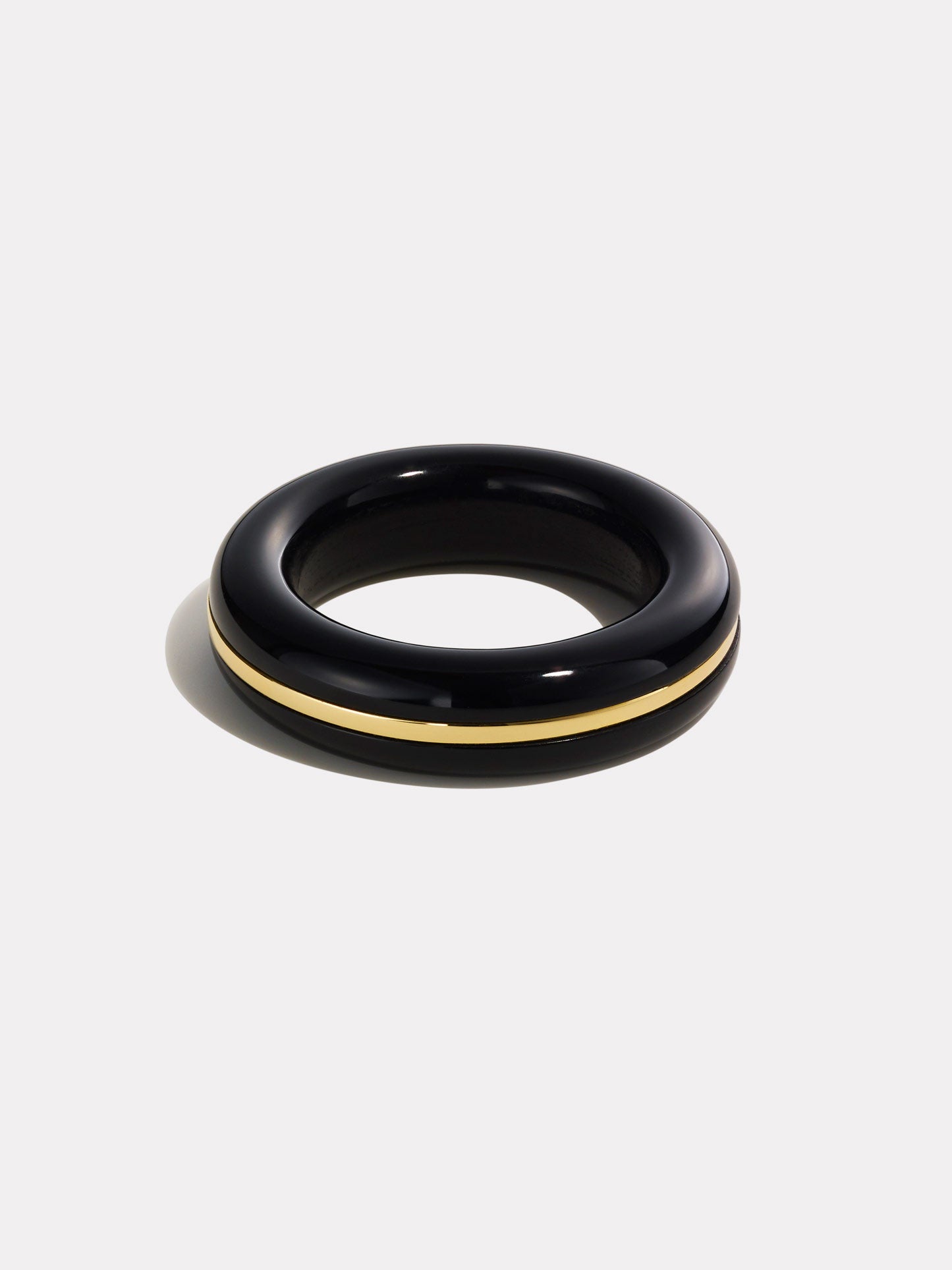 Essential Stacking Ring Black Onyx