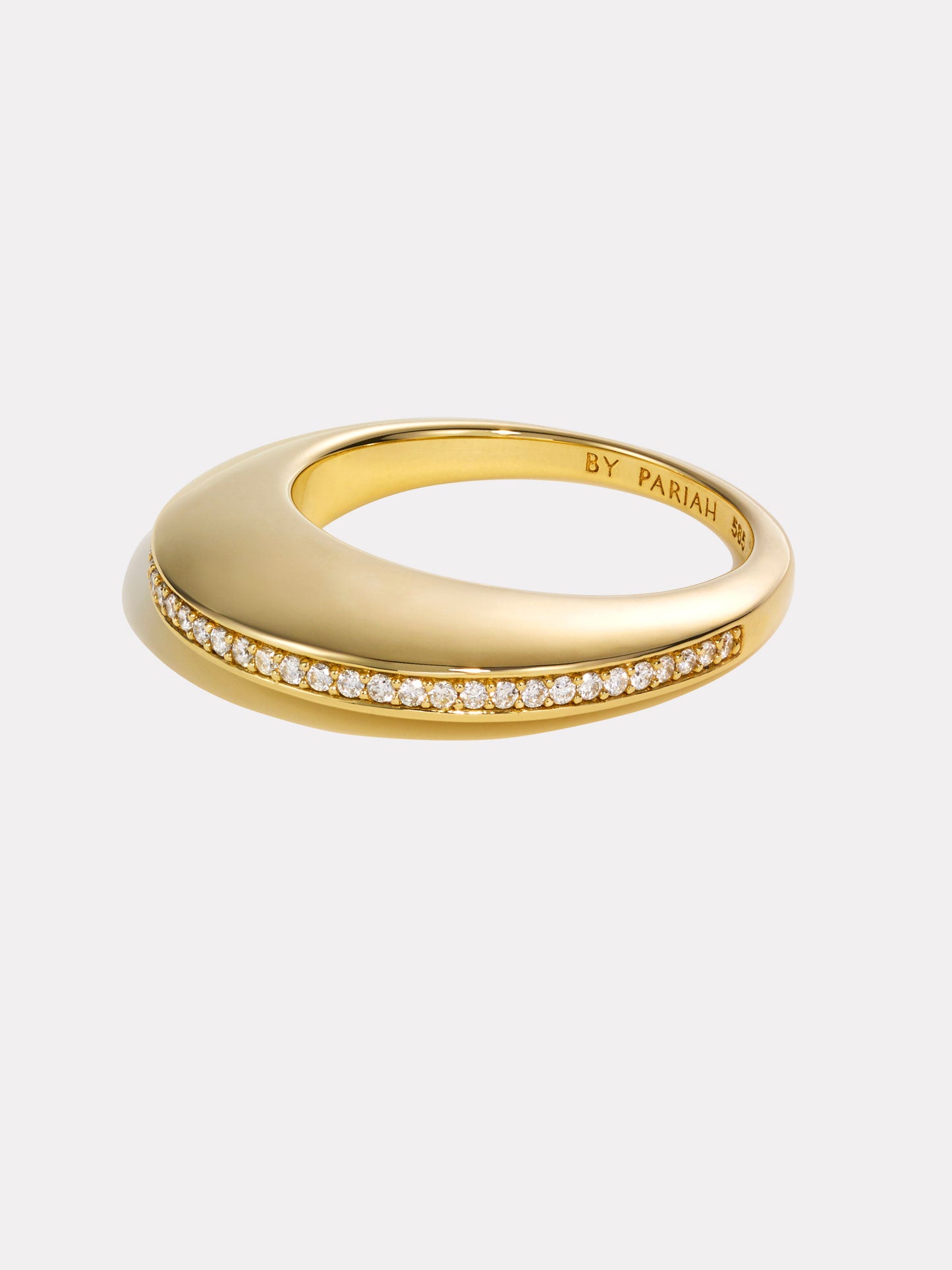 Dimond Gold Linings Ring