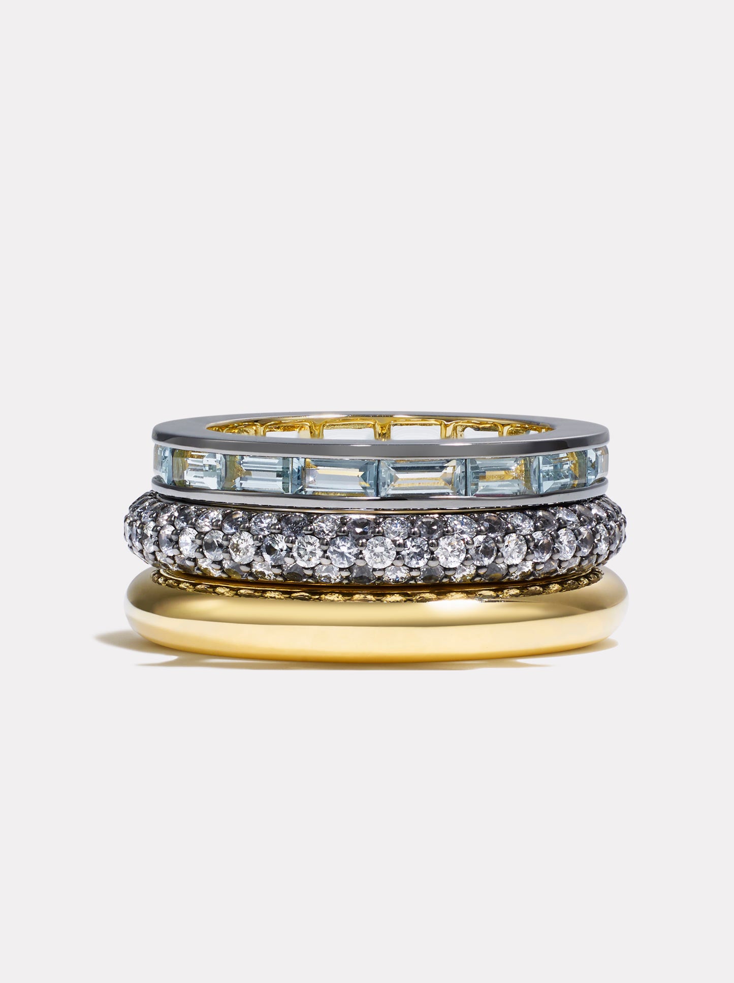Stack_Prism Ring Stack | Aquamarine - 52