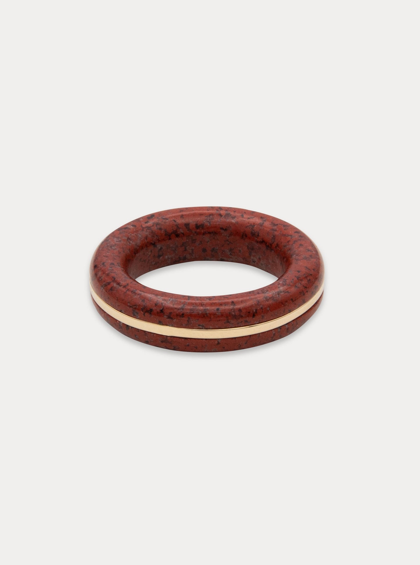 Essential Gem Stacking Ring - Red Jasper